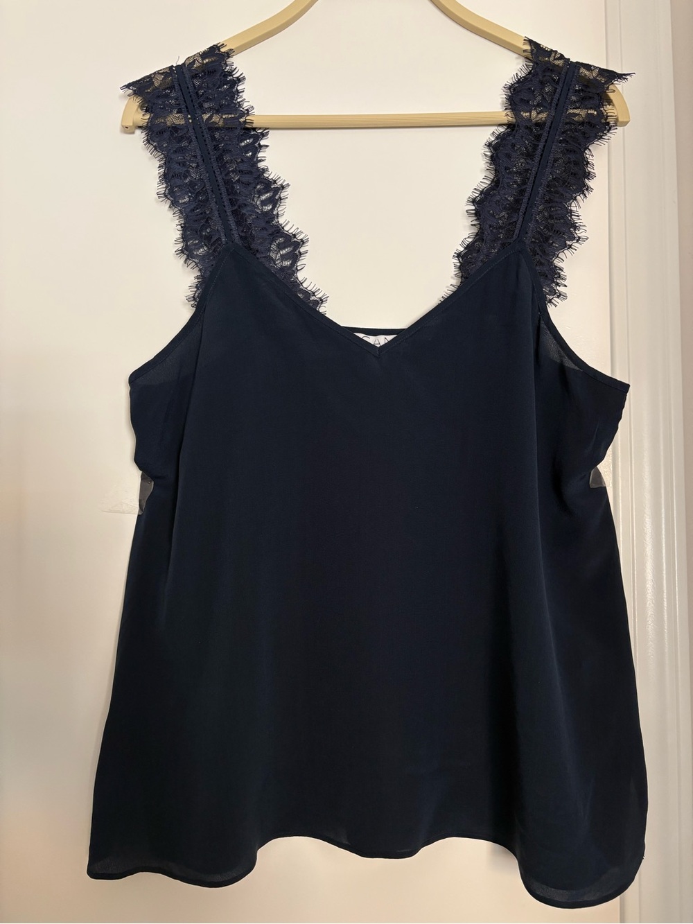 Cami NYC Navy V-Neck Tank - Picture 2 of 10